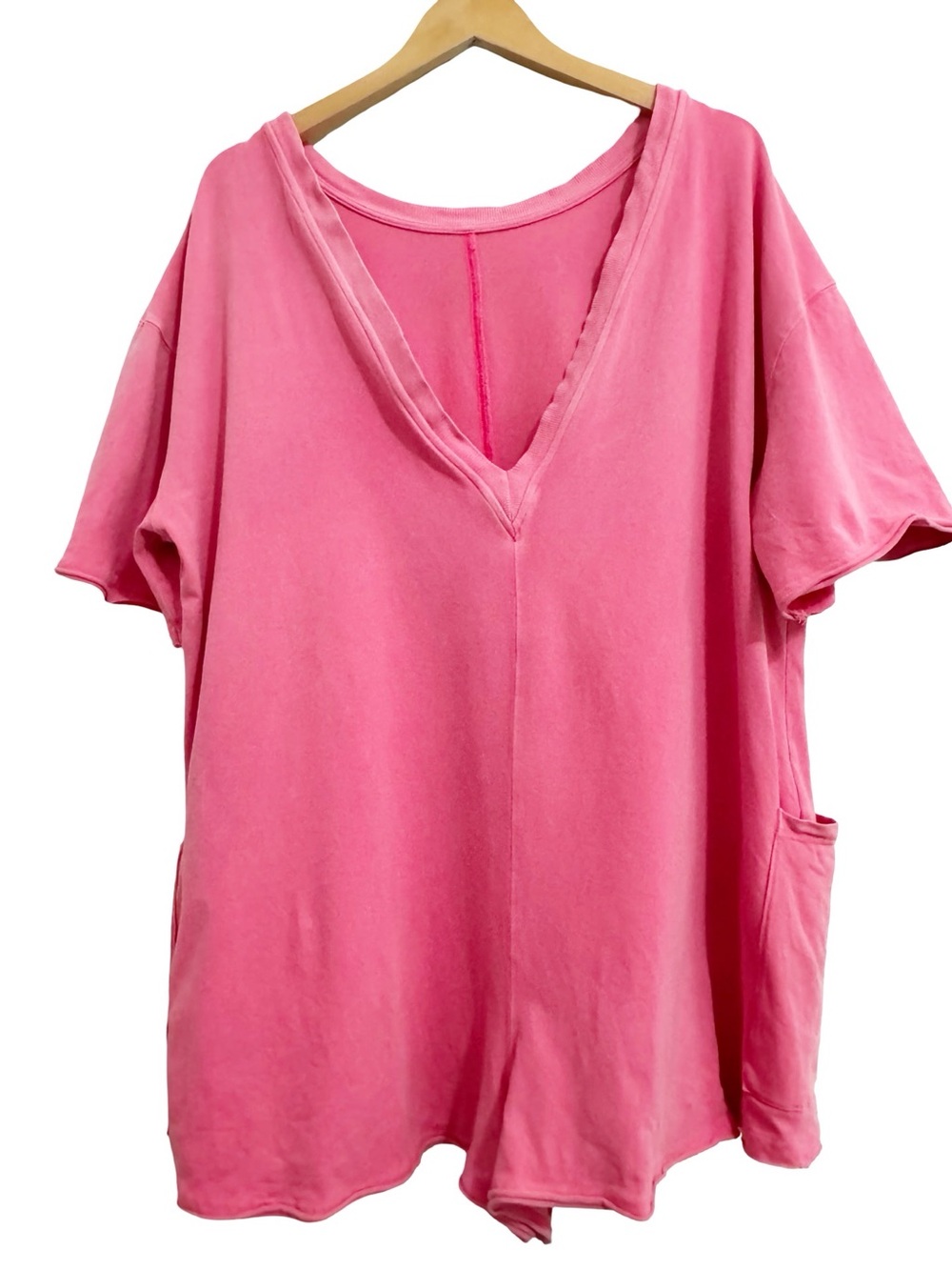 Free People Movement Hotshot Tee Romper Large - Picture 3 of 13